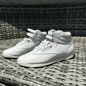 Reebok high top sneakers only worn a few times.